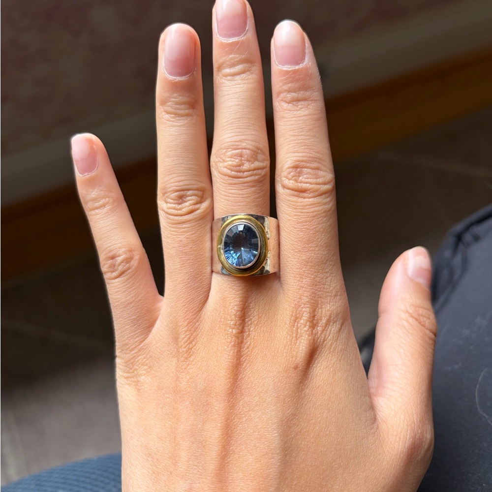 Sterling Silver Two-Toned Ring